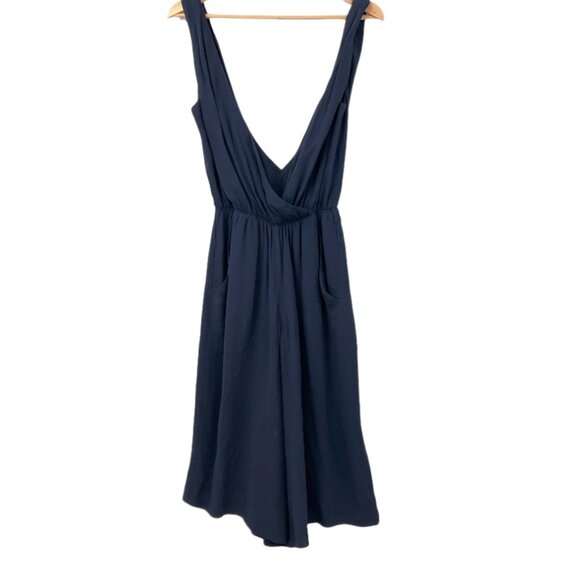 Babaton Deep V-neck Crop Wide Leg Jumpsuit - Picture 3 of 5